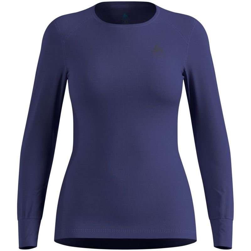 Odlo BL TOP crew neck s/s ACTIVE WARM long sleeve thermal underwear size M Blue Odzież militarna/Bielizna termoaktywna Your Sports Performance