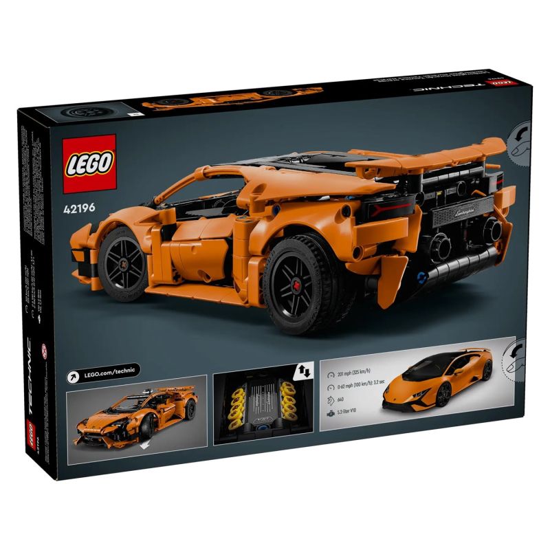LEGO Technic 42196 Orange Lamborghini Huracán Tecnica In preparation Your Sports Performance