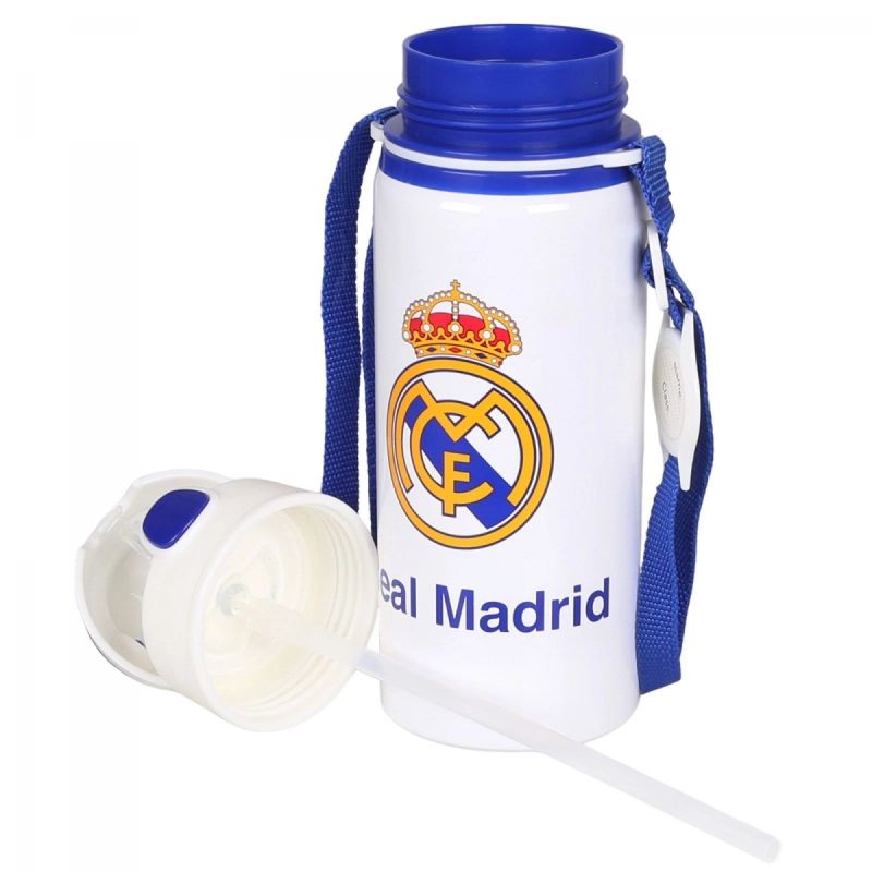 Real Madrid Aluminum Bottle with Mouthpiece and Strap 600 ml RM00005 To be categorized Your Sports Performance