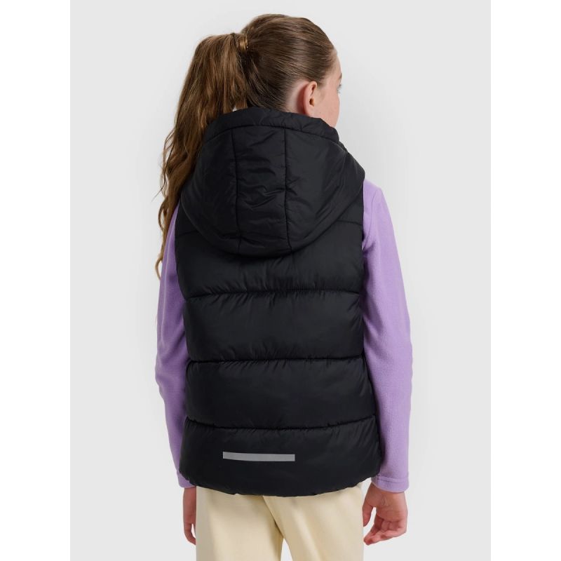 Children's down vest with synthetic filling 4F 4FJRAW25TVJAU331-20S *Kategoria tymczasowa Your Sports Performance