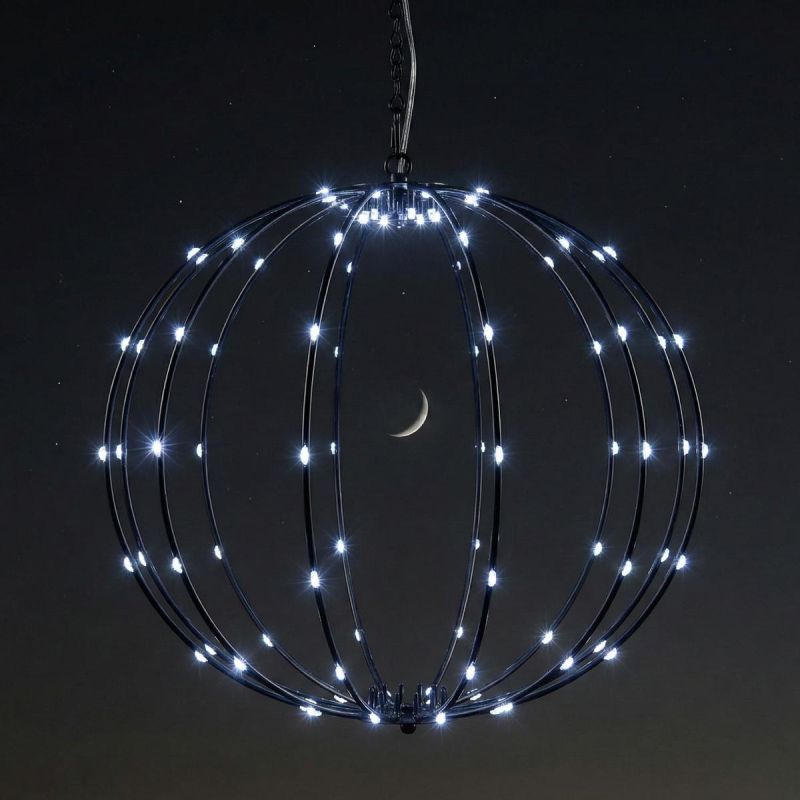 SOLAR HANGING LAMP BALL 30CM 120 LED COOL WHITE Home and Garden/Lighting Your Sports Performance