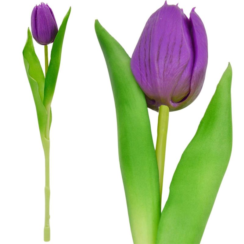PURPLE TULIP 31CM LIFE-LIKE SPRING DECORATION Home and Garden/Equipment Your Sports Performance