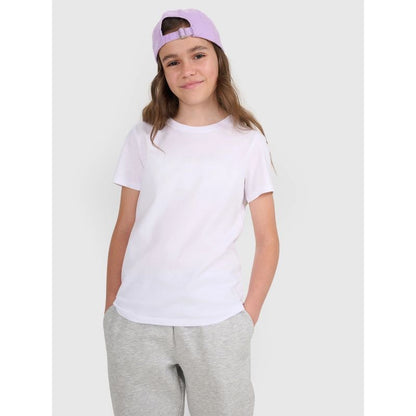 Regular plain girls' T-shirt 4F 4FJRMM00TTSHF3231-10S 4f