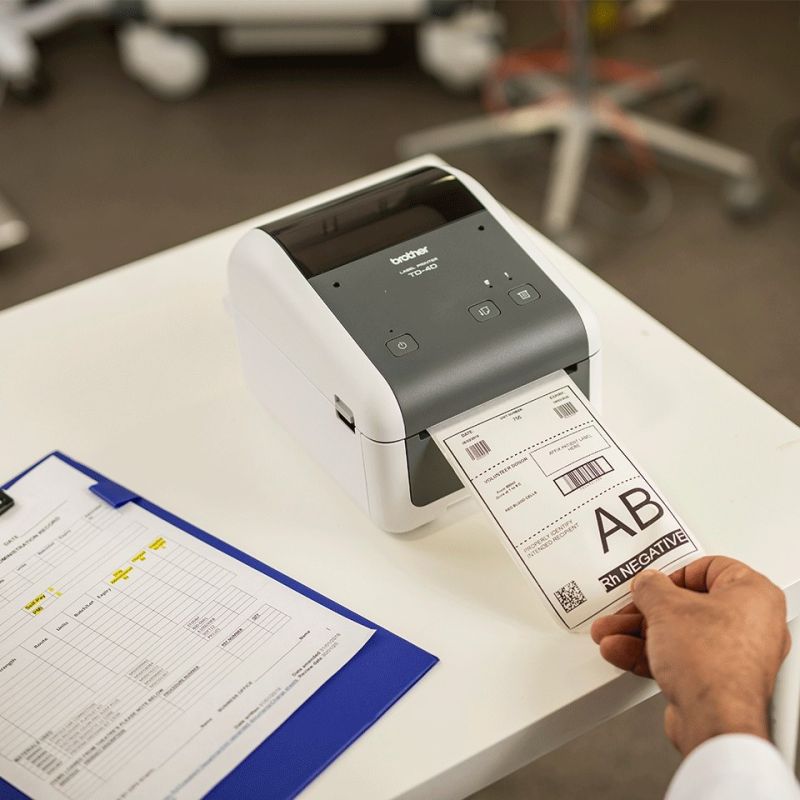 Brother TD-4410D Direct Thermal Label Printer 203 x 203 DPI 203 mm/s Wired Auto ID/Drukarki etykiet Your Sports Performance