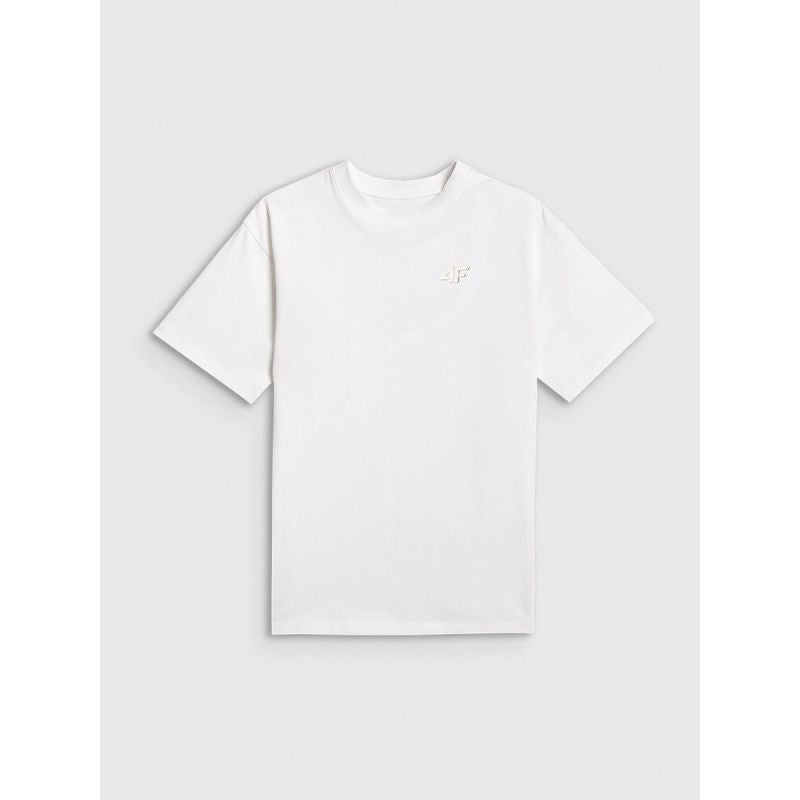 Girls' loose plain T-shirt 4F 4FJRSS26TTSHF3984-11S