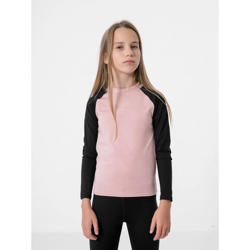 Girls' thermal underwear (top) 4F HJZ22-JBIDD001 Dziewczyna/Odzież/Bielizna termoaktywna Your Sports Performance