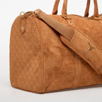 Women's Air Jordan Jam Suede Monogram Duffle Bag Cognac - MA9205-X6X