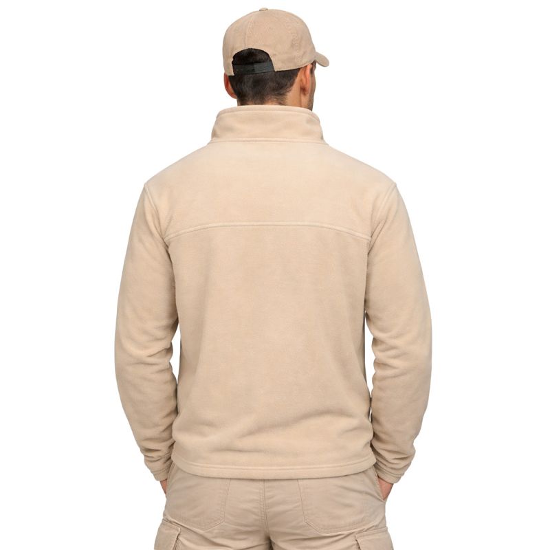 Men’s Fleece Jacket Geographical Norway TEQUATEUR BEIGE DB MEN 233 (WZ6694H/GN-BEIGE)