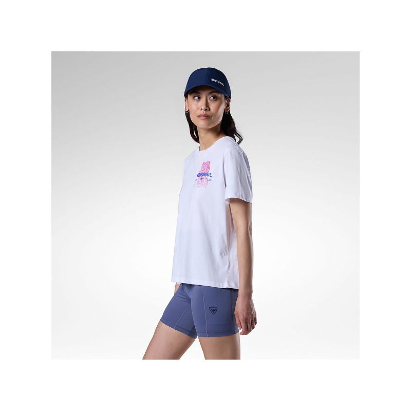 ROSSIGNOL Women's W Graphic Waterfall Tee White