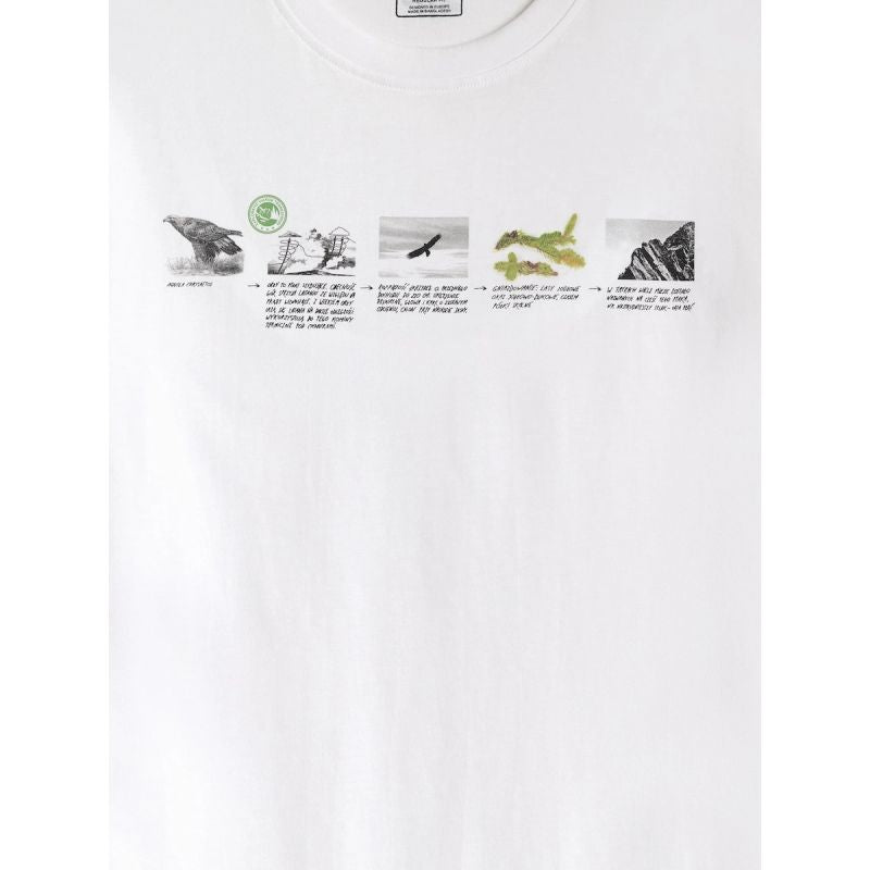 Men's regular printed T-shirt 4F 4FKAW26TTSHM4476-10S