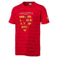 Men's PUMA SF BIG SHIELD TEE red (577828-01) In preparation Your Sports Performance