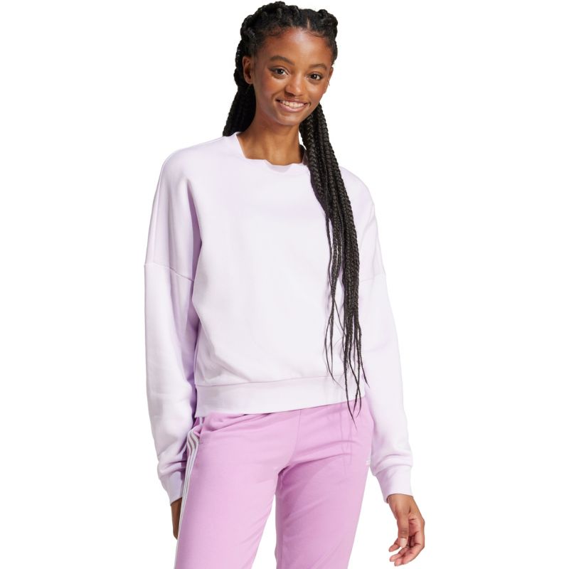adidas Essentials Small Logo Feel Cozy W sweatshirt JF8827 Clothing/Lifestyle/adidas Adidas