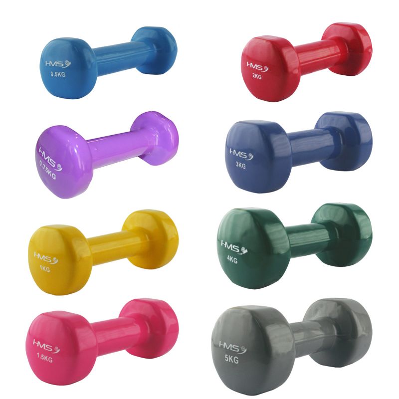 Cast iron weight covered with vinyl HMS 5.0 KG 17023 Accessories/Training equipment Your Sports Performance