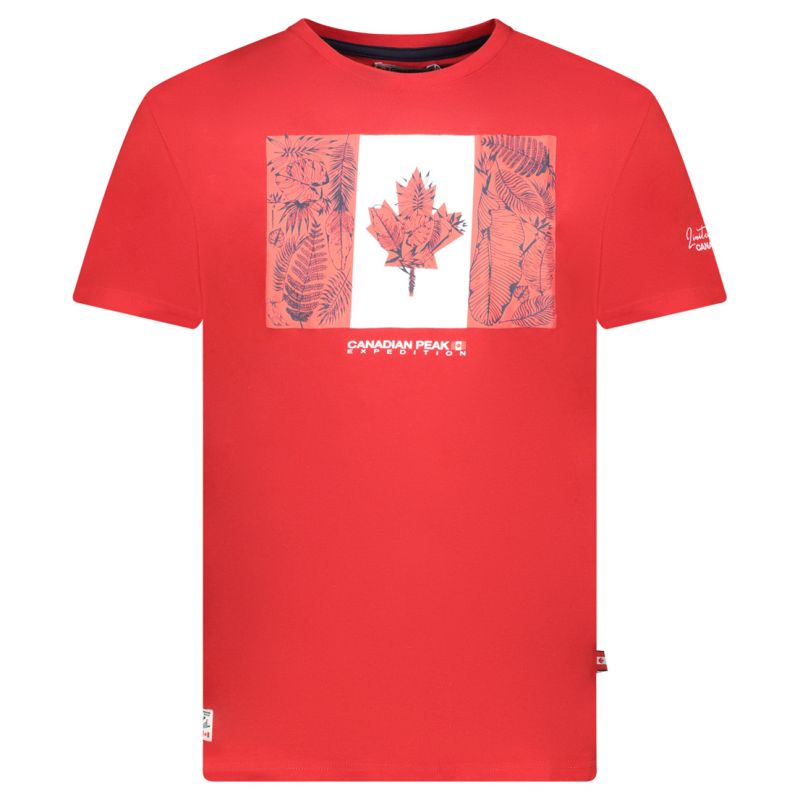 Canadian Peak JPALMEAK RED RM MEN 233 T-shirt (RBMSZ2057H/CP-ROUGE) In preparation Your Sports Performance