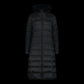 CMP women's long winter coat, insulated jacket with hood, black (34K0046F/U901) CMP