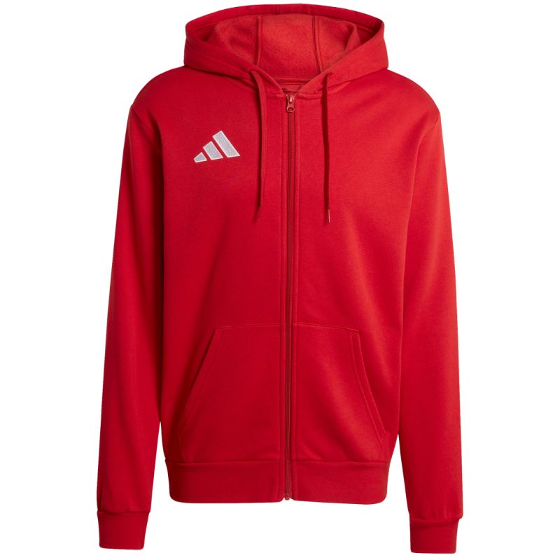 Men's adidas Entrada 26 FZ Hoody red KF5944 To be categorized Your Sports Performance