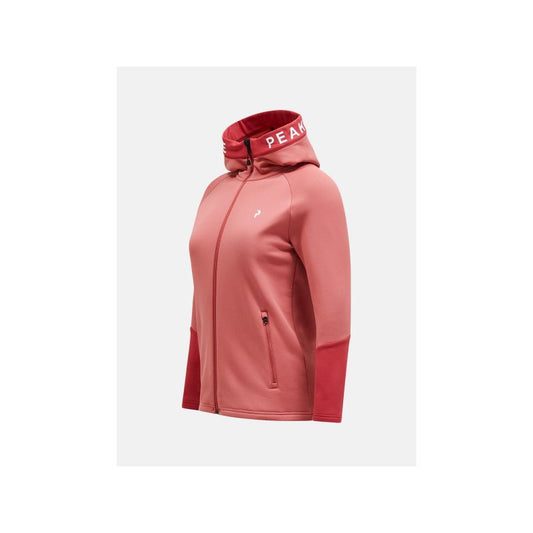Peak Performance W Rider Zip Hood Pink Peak Performance