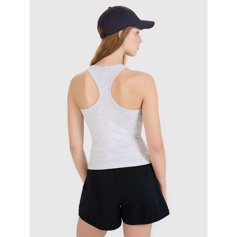 Women's slim plain top 4F 4FWMM00TSLEF124-27M *Kategoria tymczasowa Your Sports Performance