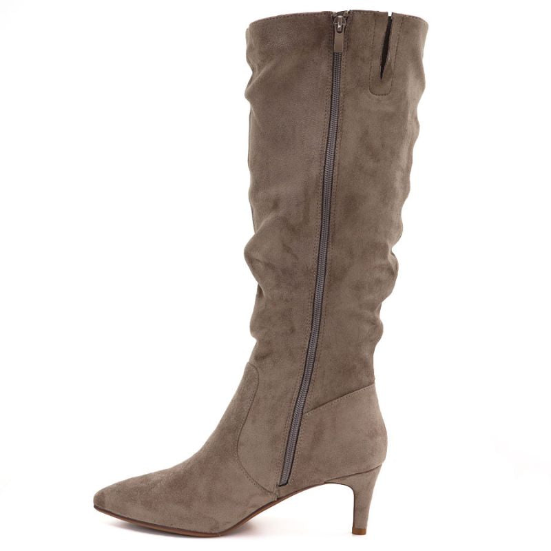 Low-heeled boots insulated suede beige Sergio Leone KZ-28