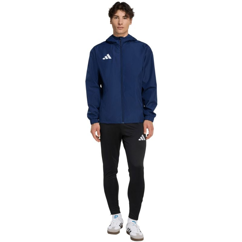 Men's adidas Entrada 26 All Weather Jacket Navy Blue JZ9102 To be categorized Your Sports Performance