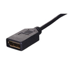 Lanberg AD-0003-BK adapter (Mini DisplayPort M - DisplayPort F; 0.10m; black) Kable i adaptery/Adaptery, przejściówki Your Sports Performance