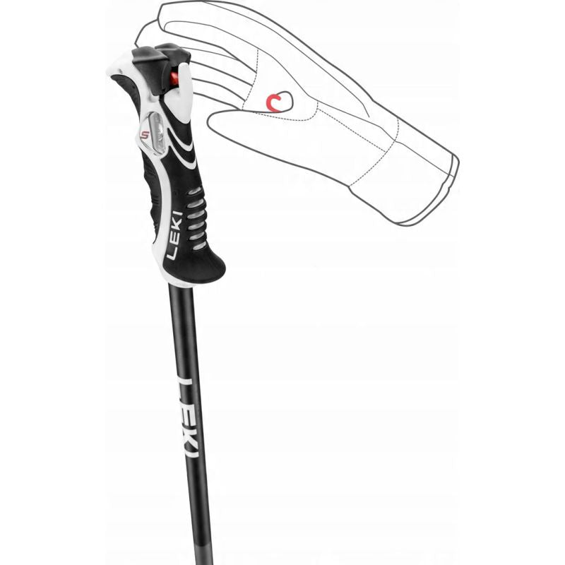 LEKI BOLD LITE S black 115 Akcesoria sportowe i turystyczne/Kije do Nordic Walking i trekkingu Your Sports Performance