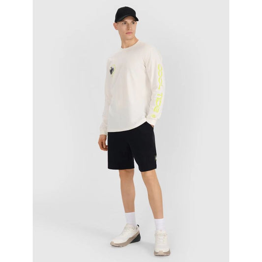 Men's longsleeve regular with print 4F 4FWSS25TLONM392-11S *Kategoria tymczasowa Your Sports Performance