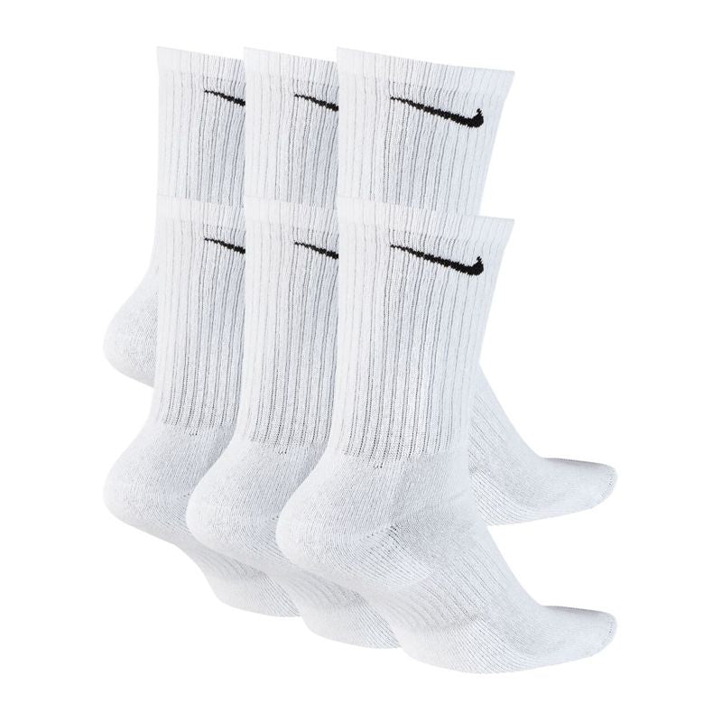 Nike Everyday Cushioned Crew Socks - 6-Pack (SX7666-100) Clothing/Training/Socks/Unisex Nike