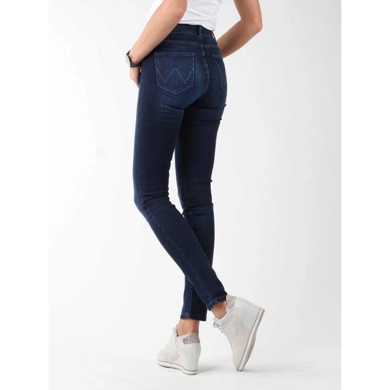 Wrangler High Rise Skinny Subtle Blue jeans W27HX786N Clothing/Lifestyle/Trousers, shorts/Wrangler Your Sports Performance