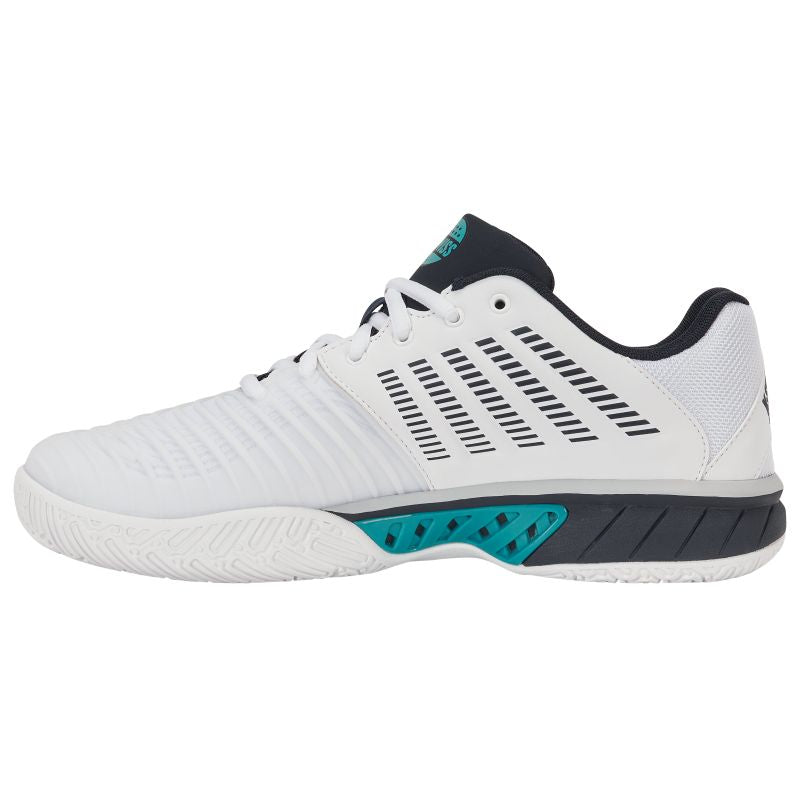 K-Swiss EXPRSLIGHT3 HB PADEL WHITE/CARBON/BALTIC-M (08900-148-M)