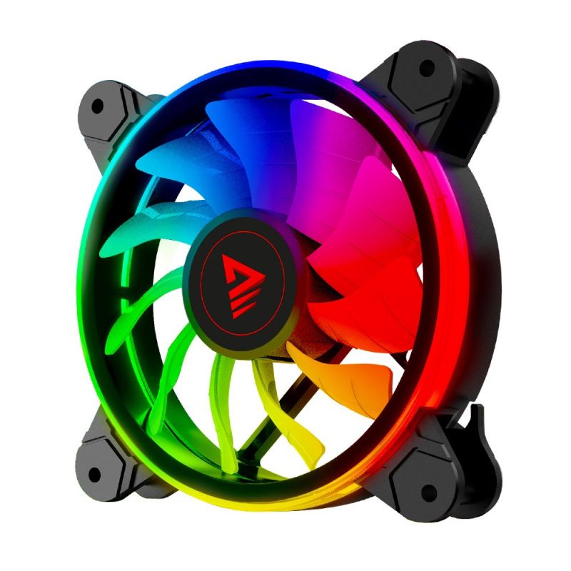 SAVIO SET OF 4 ARGB FANS 120 MM WITH CONTROLLER AND REMOTE CONTROL FAN-01 Chłodzenie/Chłodzenie - wentylatory Your Sports Performance