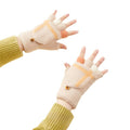 Women's/children's winter phone gloves - white Hurtel