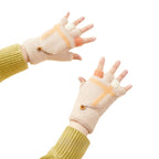 Women's/children's winter phone gloves - white Hurtel