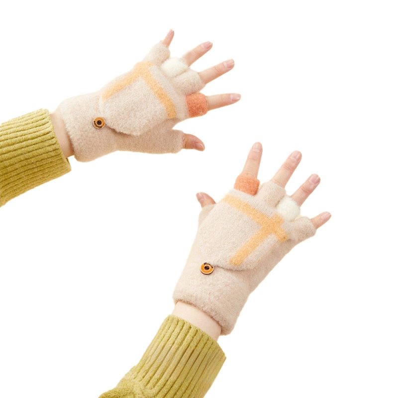 Women's/children's winter phone gloves - white Hurtel