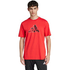 adidas Logo Graphic Men's T-Shirt Red JJ3934 adidas