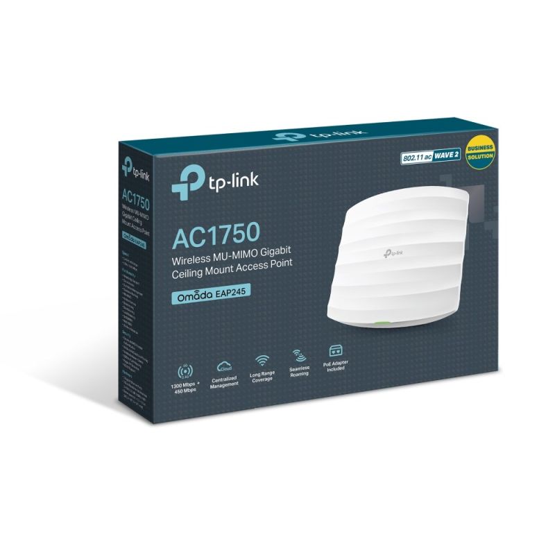 Access Point TP-LINK TL-EAP245 (1300 Mb/s - 802.11ac, 450 Mb/s - 802.11ac) Komunikacja i łączność/AccesPoint Your Sports Performance