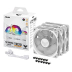 ASUS TUF GAMING TR120 ARGB REVERSE 3IN1 White Computer Case Air Cooler 12 cm White Chłodzenie/Chłodzenie - wentylatory Your Sports Performance