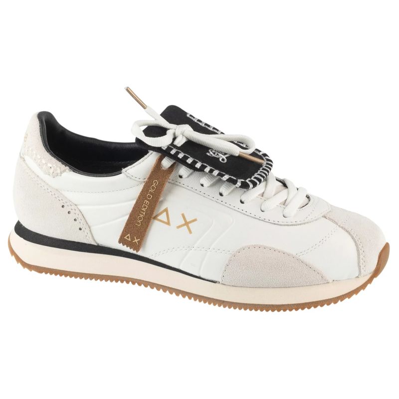 SUN68 Women’s Easy Runner Leather Z46233-01 White 37