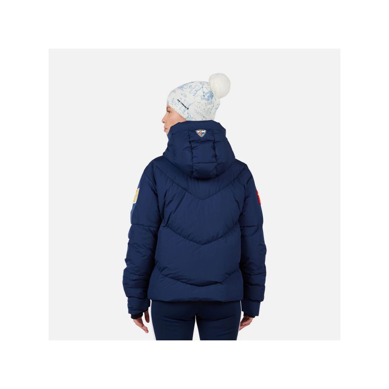 ROSSIGNOL W JCC ALLSNOW DOWN JKT women's ski jacket blue