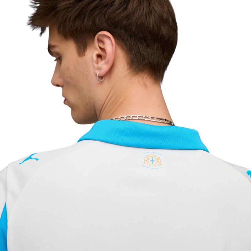 Men's Puma Olympique Marseille Home Jersey Replica white 779801 01 In preparation Your Sports Performance