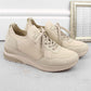 Comfortable Remonte W RKR693 beige sports shoes