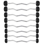 Barbell / Fixed neck Rubberized GSL-40 40 KG HMS Accessories/Training equipment Your Sports Performance