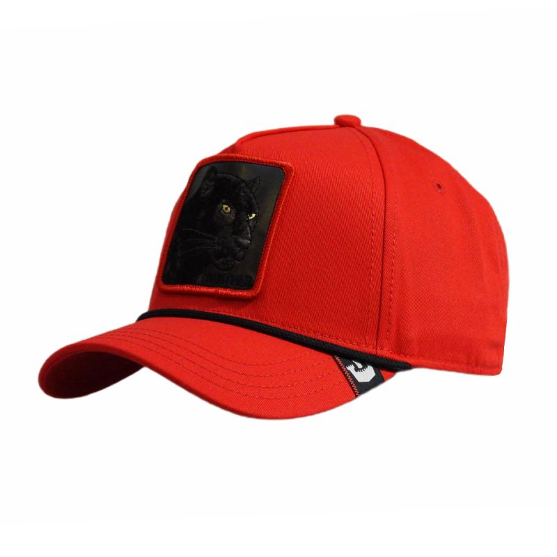 Goorin Bros. Black Panther 100 Red Snapback Cap - 101-1108 Odzież/Czapki/Czapki z daszkiem Your Sports Performance