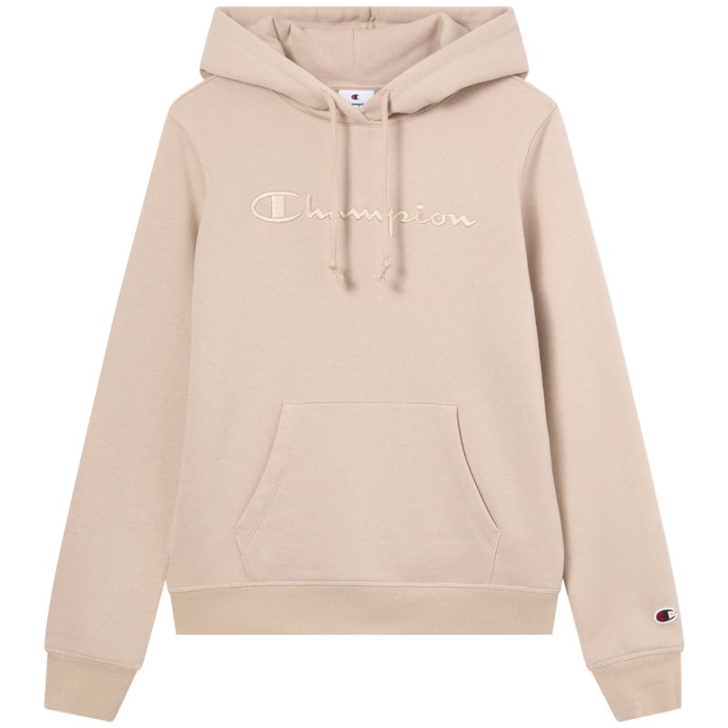 Champion Women's Hooded Sweatshirt Beige 118379 MS099 Clothing Your Sports Performance