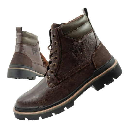 Wrangler Nevada men's boots Chelsea boots elegant fashionable dark brown In preparation Your Sports Performance