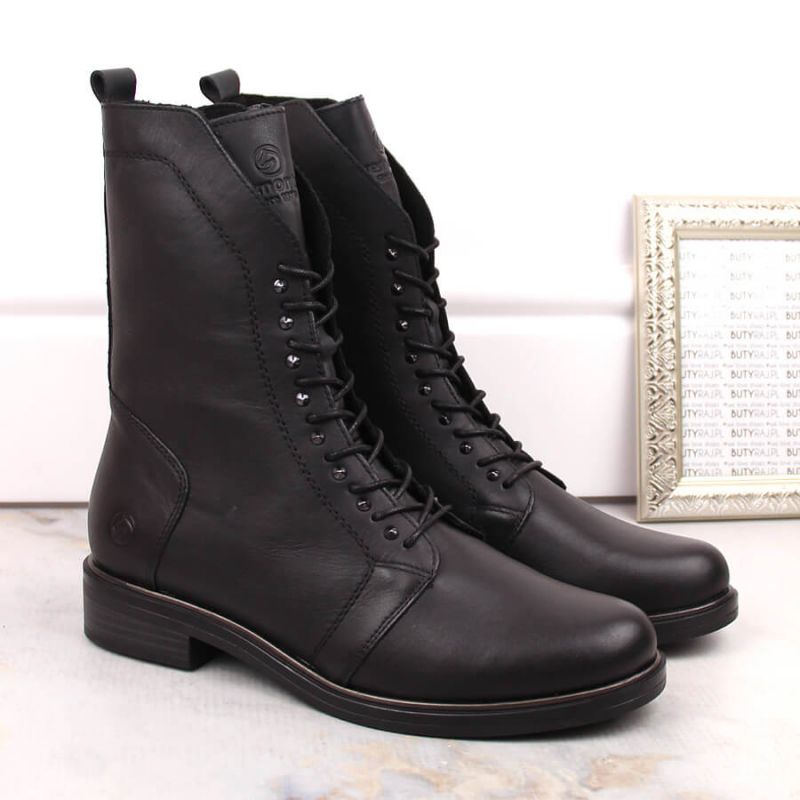 Comfortable, insulated leather boots Remonte W RKR630, black Footwear/Outdoor/Rieker Your Sports Performance