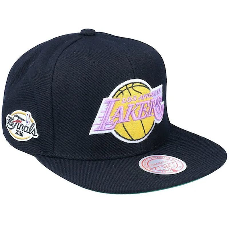 Mitchell & Ness NBA Los Angeles Lakers Top Spot Snapback Hwc Lakers Cap HHSS2976-LALYYPPPBLCK Clothing/Basketball/Mitchell & Ness Your Sports Performance