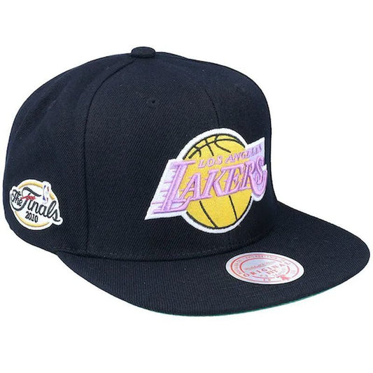 Mitchell & Ness NBA Los Angeles Lakers Top Spot Snapback Hwc Lakers Cap HHSS2976-LALYYPPPBLCK Clothing/Basketball/Mitchell & Ness Your Sports Performance