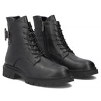 Women's leather ankle boots, black Filippo DBT8018