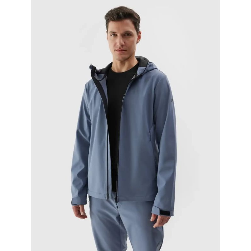 Windproof softshell jacket 4F M 4FWAW24TSOFM283-32S Clothing/Outdoor 4F